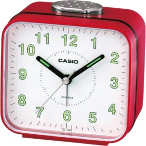 CASIO TQ-328 Bell Alarm – Red