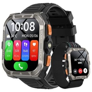 Blackview Smartwatch W80 Pro 1,91″, IP68, GPS, Black EU