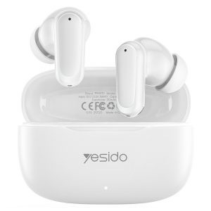 YESIDO TWS38 In Ear Bluetooth-compatible 5.4 Earbuds True Wireless Stereo Touch Control Earphones – White