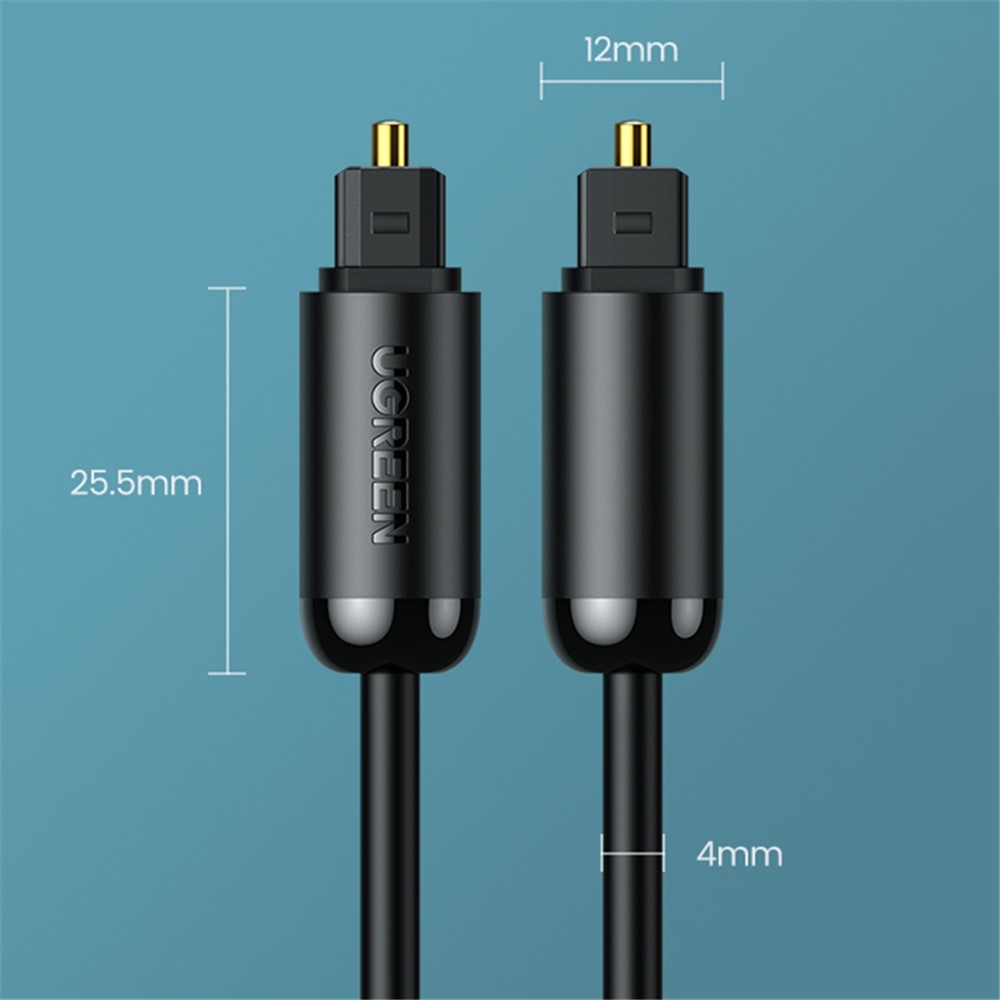 UGREEN 1m Toslink Digital Fiber Optical Audio Cable for Xbox 360 Soundbar Speaker Amplifier - Image 5