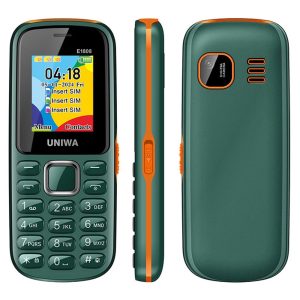 UNIWA E1808 1.77 Inch 3 SIM Card 3 Standby Phone with Flashlight Radio Function – Green