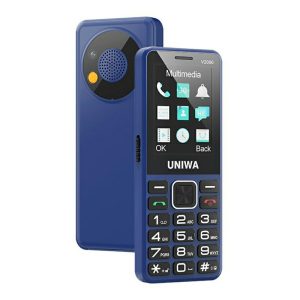 UNIWA V2000 2.4 Inch 4G Bar Phone Dual SIM Dual Standby Feature Phone – Blue