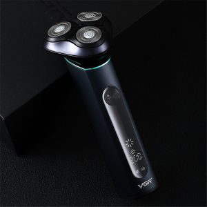 VGR V-310 USB Rechargeable Smart Electric Shaver LCD Digital Display Three-head Floating Razor