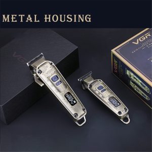 VGR V-643 Hair Clippers Shaver Metal Carving Cordless Hair Cutting Beard Razor Men Electric Hair Trimmer