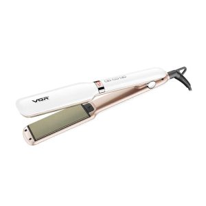 VGR V-520 Ceramic Plate Hair Straightener Rapid Heated Hair Straightening Flat Tool with Rotation Tail Cable (EU Plug)