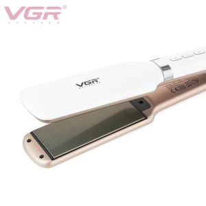 VGR V-520 Ceramic Plate Hair Straightener Rapid Heated Hair Straightening Flat Tool with Rotation Tail Cable (EU Plug)