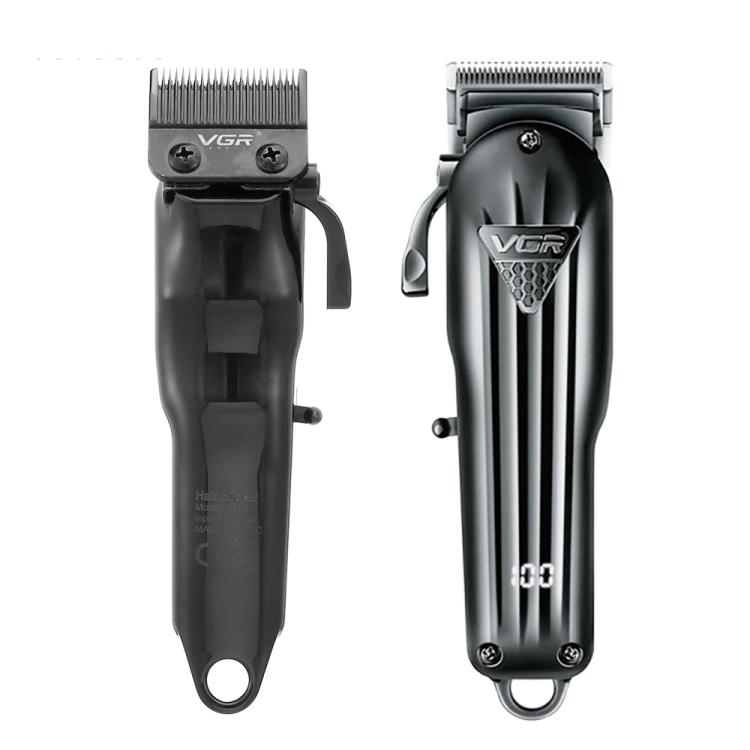 VGR VGR-282 4-gear Fine-tuning Digital Display USB Electric Hair Clipper(Black) - Image 2