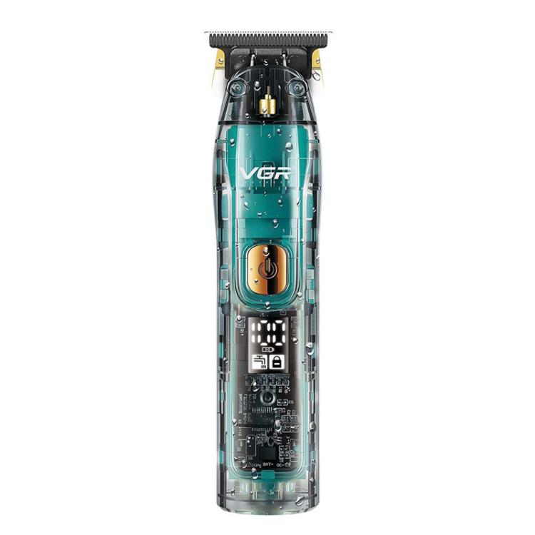 VGR V-961 IPX7 LED Digital Display USB Electric Hair Clipper(Black)