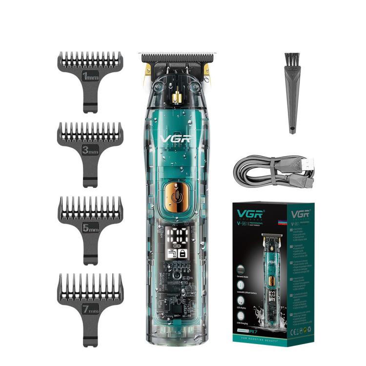 VGR V-961 IPX7 LED Digital Display USB Electric Hair Clipper(Black) - Image 5