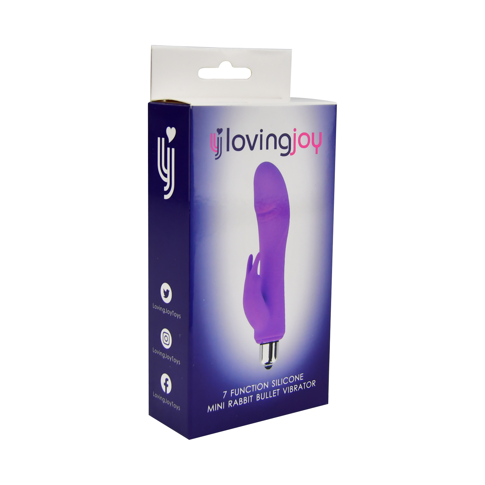 Loving Joy 7 Function Silicone Mini Rabbit Bullet Vibrator - Image 4