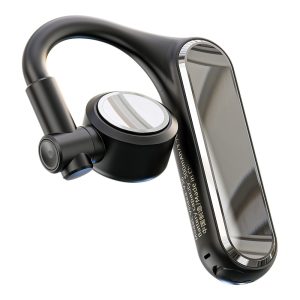 VSIDEA V36 Ear-Hook Headset Business Bluetooth-Compatible Single Ear Headphone Support 2 Devices – Black