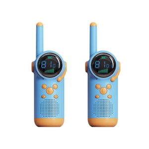 D22 1pair Children Handheld Wireless Walkie Talkie Parent-Child Outdoor Wireless Talking Toys(Blue+Blue)