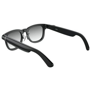 X01 Smart Glasses Camera Ai Translation Video Recording Bluetooth-Compatible 5.3 Audio Voice Assistant Wearable Device – Black Frame / Photochromic Lenses / Black Charging Case