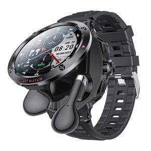 YESIDO IO50 2-in-1 Smart Watch with TWS Earbuds 1.46inch HD Screen Bluetooth-compatible Health Monitor