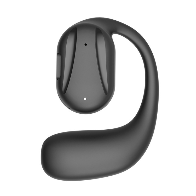 YJ77 Bluetooth 5.2 Ear-mounted OWS Bone Conduction Headset(Left Ear Black)