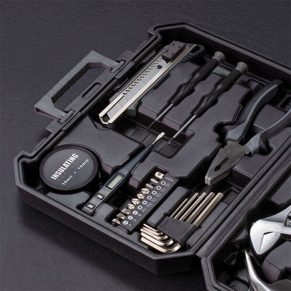 XIAOMI YOUPIN JIUXUN 60 in 1 Tool Kit Household Hand Tool with Screwdriver Wrench Hammer Toolbox - Image 2