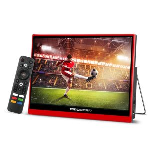 EMODERN Z1TV 14.1 Inch Touch Screen Portable Smart TV Android 15.0 RK3326 2GB+16GB 8K WiFi 6 Monitor – EU Plug